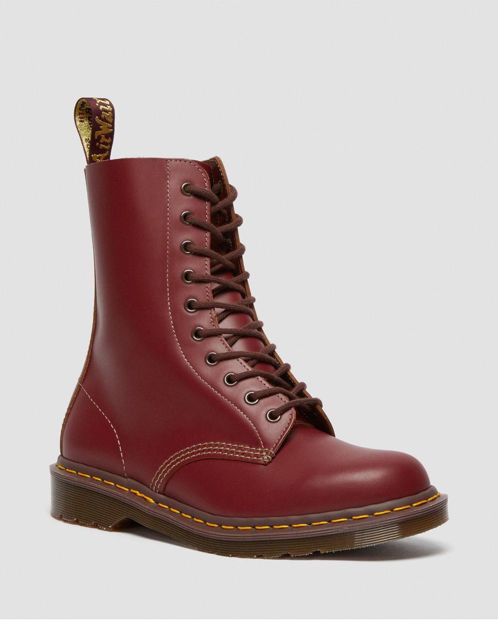 Dr Martens 1490 Vintage Made In England Čižmy Damske ( Oxblood ) SK 487-BYRKUV